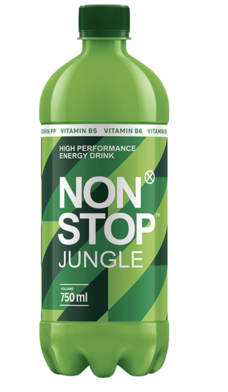 Енергетичний б/а напій Non Stop Jungle 0.75 л ПЕТ